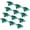 12 pieces, variant on 6/12Pcs Sprinkler Protector Flower Shaped Sprinkler Head Protector Round Dust Proof Resistant Sprayer Guard Replacement
