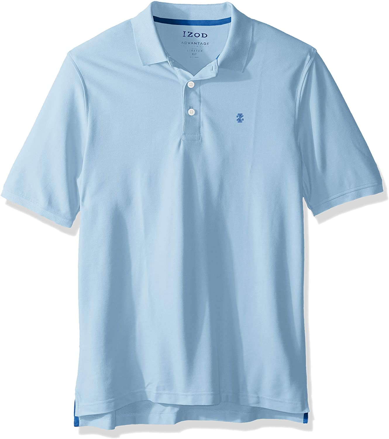 Izod Mens Big and Tall Advantage Performance Short Sleeve Solid Polo Polo Shirt