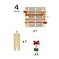 thumbnail image 5 of BRIO World 33388 - Railway Crossing - 4 Piece Wooden Toy Train Accessory for Kids Ages 3 and Up, 5 of 5