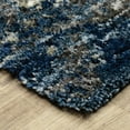 thumbnail image 5 of Oriental Weavers Aspen Shag Area Rug - 2060L - 7'10" x 10'10" - in Blue/ Gray - Plush Soft Shag, Modern Style, Stain Resistant, Cushion Feel, Dining, Living Room Rug, 5 of 8