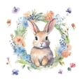 thumbnail image 3 of Fiudx Pegatina de Conejito de Pascua, Diseño Electrostático de Doble Cara, Fácil de Despegar y Pegar, Decoración de Ventana Visible, Decoración de Pared Versátil, Ideal para Dormitorios, Salas de Est, 3 of 7