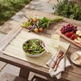 thumbnail image 6 of Sm:)e Wheat Ear Burlap Brown Farmhouse Woven Placemats Set of 4,12x18 Inch, Seasonal Holiday Rustic Kitchen Dining Table Decoration for Home Party Decor, 6 of 6