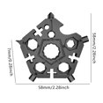 thumbnail image 3 of Copo De Nieve Multiherramienta Copo De Nieve Abrebotellas Llave Destornillador Kit Con Llavero Durable Portátil Compacto Multiherramienta Al Aire Libre,23 En 1 Kearding OD017033-02, 3 of 6