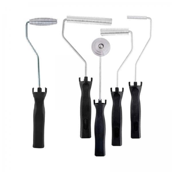 Rodillo de paleta de burbujas,Molde de paleta de aluminio de fibra de vidrio, de rodillos verticales, de rodillos de laminación de herramientas de paleta de burbujas, 2 piezas Sharpla Rodillo de paleta de burbujas