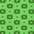 thumbnail image 1 of Ahgly Company Indoor Square Patterned Dark Lime Green Area Rugs, 6' Square, 1 of 6
