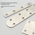 thumbnail image 2 of Pieza de conexión de acero inoxidable engrosada, pieza de conexión, pieza recta, pieza de hierro, código de ángulo recto, pieza de fijación de cuerno de caballo de una palabra, 2 of 5