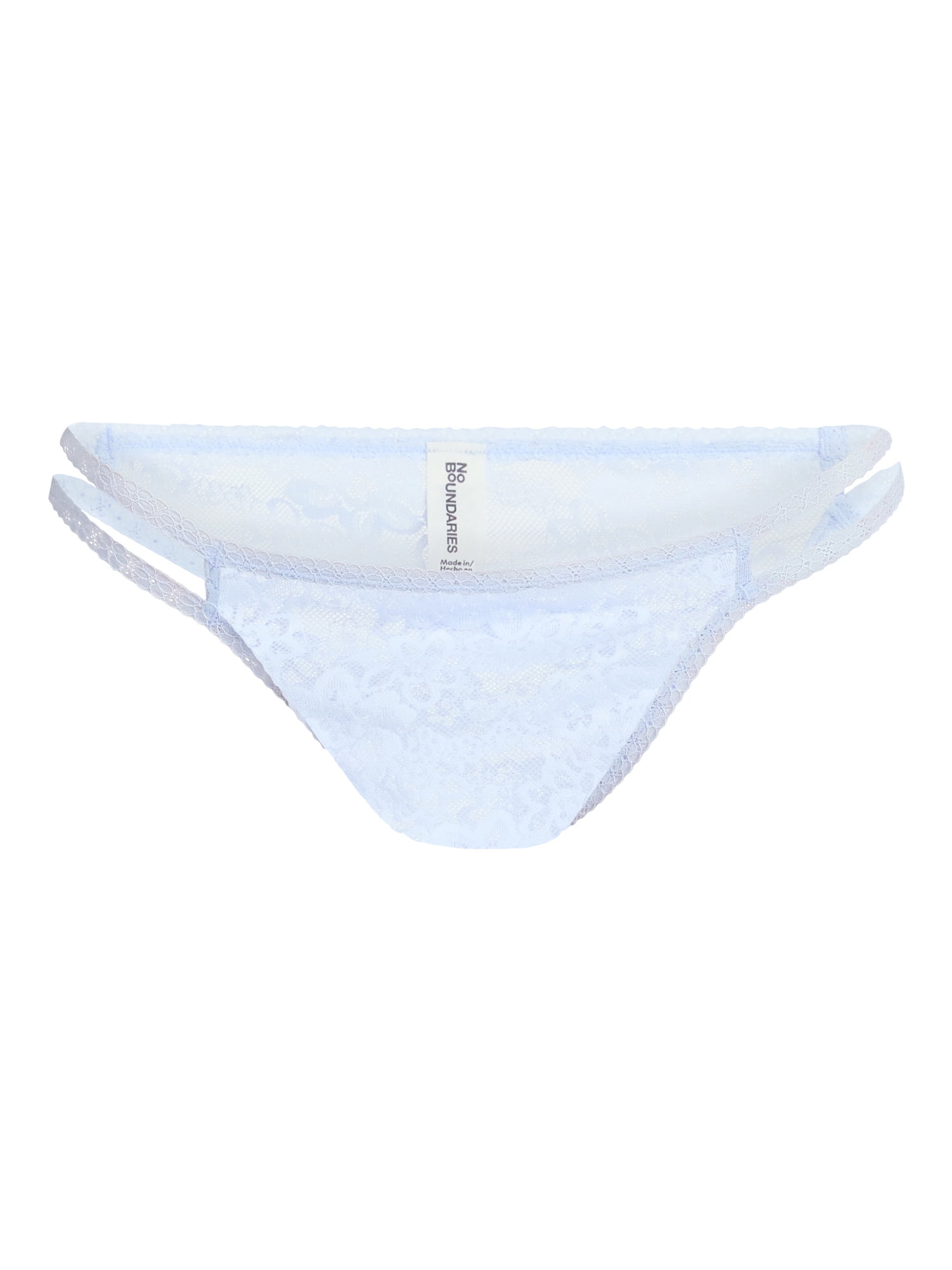 No Boundaries Strappy Lace Cheeky Panties, 3-Pack, Women's, Sizes XS-XXXL