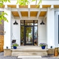 thumbnail image 3 of 2-Pack Dusk to Dawn Outdoor Wall Sconces, Exterior Farmhouse Gooseneck Barn Light, Vintage Matte Black Outside Wall Lighting Fixture, Anti-Rust Waterproof Outdoor Light for House Porch Garage Entryway, 3 of 4