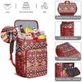 thumbnail image 4 of Rustic Insulated Backpack Cooler - 20L Soft Cooler Bag, Artistic Design for Outdoor Enthusiasts, 4 of 4