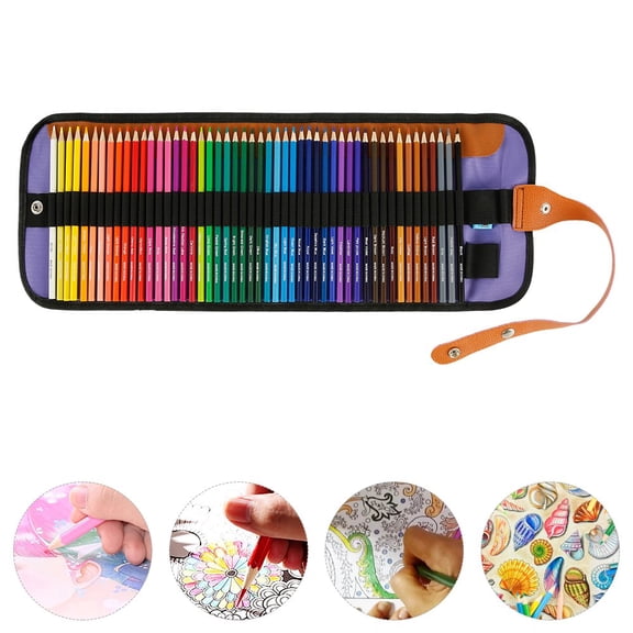 MesaSe Ensemble de 50 Crayons de Couleur Professionnels pour Peinture Artistique, Crayons de Couleur Taille Haute, Fournitures Artistiques pour Enfants, Adaptés aux Étudiants, Adultes, Peintres