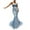 Blue, variant on IROINNID Maxi Dress for Women Wedding Guest Birthday Dress Sequins Fishtail Evening Night Sequin Dress,Blue