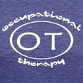thumbnail image 3 of CafePress - OT Occupational Therapy Oval Women's Deluxe T Shir - Womens Tri-blend T-Shirt, 3 of 4