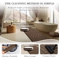 thumbnail image 2 of Large Bathroom Rugs Runner, 24x59 Inches Extra Soft Absorbent Shaggy Long Bath Mats, Non-Slip Machine Washable Modern Bath Carpet Runner for Bathroom, 2 of 6