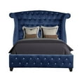 thumbnail image 6 of Sophia King 5-N Upholstery Bedroom Set Made With Wood in Blue, 6 of 13
