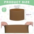 thumbnail image 2 of 20Pcs Silicone Rubber Bands Non-slip 3.39 Inch for Art, Brown, 2 of 6