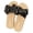 Black, variant on Women's Polka Dot Bow Woven Slides, Non-Slip Summer Sandals