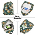 thumbnail image 5 of FORMRS Mini Backpack Purse for Women Quilted Travel Daypack Casual Shoulder Bag, Orange Fruit, 5 of 7