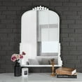 thumbnail image 7 of SHYFOY Baroque Arch Wall Mirror Mirror Wall Decor for Living Room Home 31.5" x 23.6'', 7 of 7