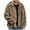 #433-Khaki, variant on Men's Slim Fit Trench Coat Double Breasted Mid-Length Wool Blend Classic Casual Outerwear