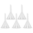 thumbnail image 6 of FELTECHELECTR Wide Mouth Funnel Clear Plastic 5Pcs for Powder Transfer and Home Use 6 X 2.5 X 4.1 In, 6 of 8