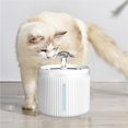 thumbnail image 4 of Fuente De Agua Para Mascotas, Dispensador De Alimentador De Agua De Filtrado De Tres Niveles Ajustable Eléctrico Para Perros, Gatos, Bebida matsuzay PT001652-01, 4 of 7