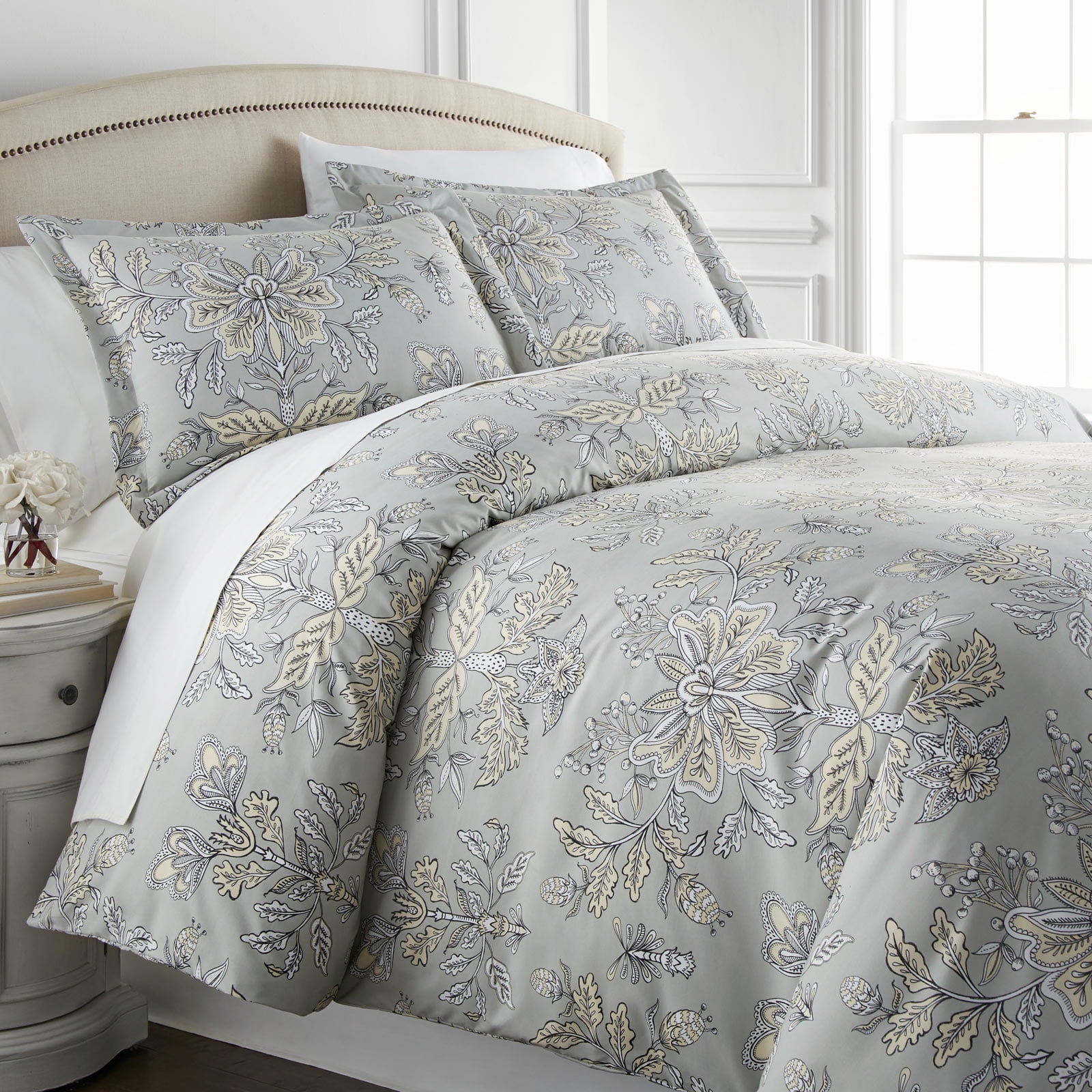 Vintage Garden Printed Comforter Set by SouthShore Fine Linens