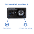 thumbnail image 7 of Procom Heating Liquid Propane Vent Less Blue Flame Heater with Base Feet -20,000BTU T-Stat Control, Model-ML200TBA-B, 7 of 7