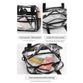 thumbnail image 5 of Clear Tote Bag,Clear Bag for Stadium Events See Through Bag for Women Transparent Concert Bag with Adjustable Shoulder Straps, 5 of 8