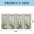 thumbnail image 3 of Butterfly Flowers Fluorescent Light Covers, Vintage Stained Glass Green Spring Magnetic Light Covers for Ceiling Lights, Fluorescent Ceiling Shade Filters for Classroom Bedroom Office 4x2Ft x 1PCS, 3 of 8