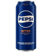 Pepsi Cola Nitro Original Draft Soda Pop, 13.65 fl oz Can