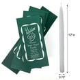 thumbnail image 2 of Patrician Hand Dipped Taper Candles 12 Pack White, Dripless and Smokeless, 2 of 4