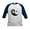 Navy/White, variant on CafePress - Bike Ski Yin Yang Kids Baseball Jersey - Kids Cotton Baseball Jersey, 3/4 Sleeve Shirt