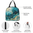 thumbnail image 3 of Naloa Abstract Ocean Currents Print Lunch Box for Women Men,Insulated Lunch Bag,Lunchbox,Thermal Leakproof Cooler,Reusable Lunch Tote Bag for Work School Travel Picnic, 3 of 7