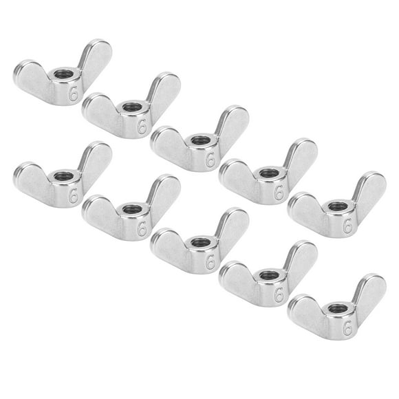 Butterfly Nuts10Pcs Wing Nuts 304 Hardware Tools Stainless Steel Wing Nuts Professional Grade