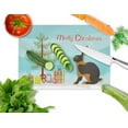 thumbnail image 2 of Carolines Treasures BB9330LCB Tan Rabbit Christmas Glass Cutting Board, Large, 2 of 2