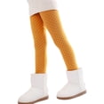 thumbnail image 3 of GYRATEDREAM 2-12T Girl Leggings Footless Fleece Lined Warm Winter Leggings Skinny Tights Stretchy Printing Full Length Legging Pants, 3 of 9