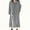 #193-Gray, variant on Womens Fleece Warm Robe: Cozy Flannel Long Zipper Bathrobe - Plush Winter Housecoat Nightgown Pajamas With Pockets