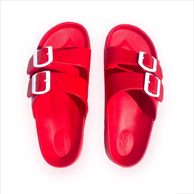 Sandalias Suiz Talla 20 Rojo