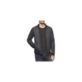 thumbnail image 1 of Calvin Klein Mens Multi-tone Bomber Jacket, Black, Large, 1 of 3
