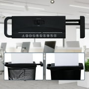 Coollooc Paper Shredder Without Basket,Mini Paper Shredder Also Shreds Card,Small Portable Shredder with Extendable Arm,Fast with Jam Proof