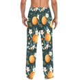 thumbnail image 4 of FORMRS Mens Pajama Pants with Pockets Soft Cotton Sleepwear Lounge Bottoms, Sizes S-2XL, Green Oranges, 4 of 7