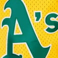 thumbnail image 4 of Men's Mitchell & Ness Rickey Henderson Yellow Athletics Authentic Batting Practice Jersey, 4 of 4