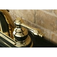 thumbnail image 4 of Kingston Brass Restoration Two Handle 4" Centerset Lavatory Faucet with Retail Pop-up, 4 of 5