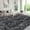 Black, variant on Haperlare Machine Washable Area Rugs Modern Machine Washable Stain-Resistant Rugs for Kitchen Dining Room Geometric Rugs,Black,5'x7'