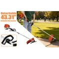 thumbnail image 3 of Floseru Gas Weed Eater, 5 in 1 Multifunctional Cordless Hedge Trimmer String Trimmer 52cc 2 Stroke 8500Rpm Brush Cutter Garden Tool, 3 of 11