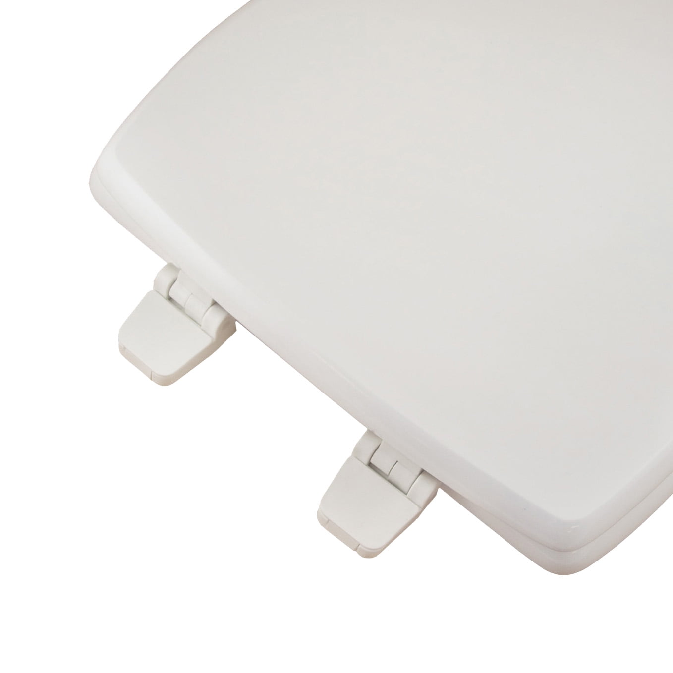 BathDecor Molded Wood Round Front Toilet Seat for Eljer New Emblem