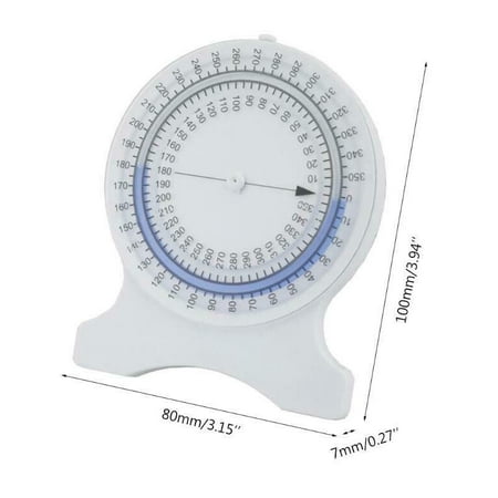 

QXKE 0-360° Slope Bubble Inclinometer for Physical Therapy Inclinometer Angle Finder
