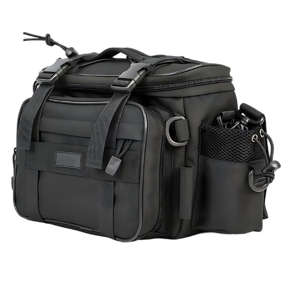 Fishing Tackle Backpack, Water-Resistant Lure Bag with Multiple Compartments & Pockets, Compact Organized Gear Bag for Outdoor Fishing