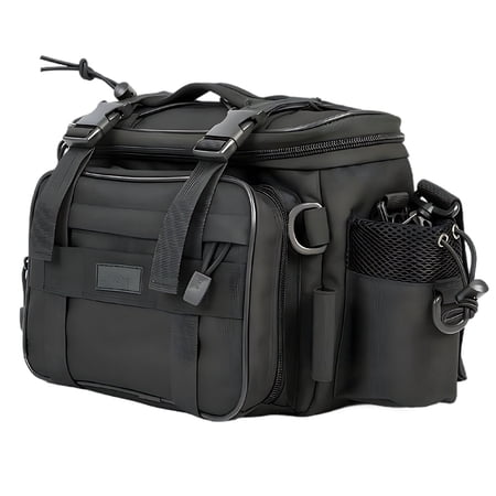 Fishing Tackle Backpack Water-Resistant Lure Bag with Multiple Compartments & Pockets Compact Organized Gear Bag for Outdoor Fishing