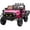 Barbie Pink, variant on Hikiddo Kids Ride on Truck Car, 24 Volt Ride On Toys Electric Car for Kids w/ Remote, Bluetooth, 400W Power - Pink